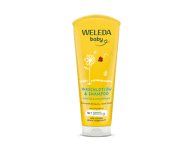 Vaikiškas kūno prausiklis-šampūnas WELEDA su medetkomis, 200 ml