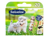 Vaikiškų pleistrų rinkinys SALVEQUICK ANIMALS, 20 vnt., 20 vnt