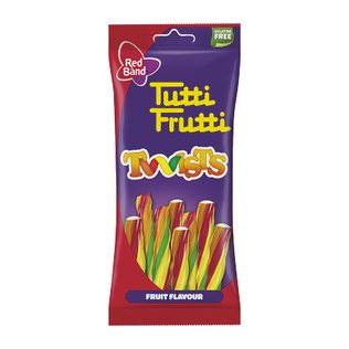 Vaisiniai kramtomieji saldainiai TUTTI FRUTTI TWIST, 100 g