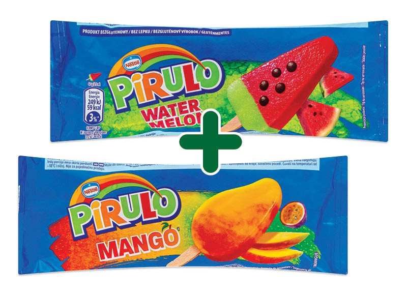 Vaisiniai ledai PIRULO, 73 ml