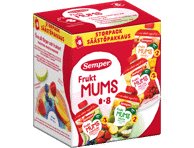 Vaisinių tyrių rinkinys SEMPER MUMS RTE nuo 6 mėn., 8 x 110 g