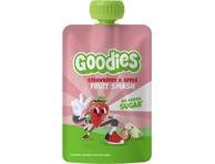 Vaisių kokteilis su braškėmis ir obuoliais GOODIES, 100 g