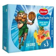 Vaisių sulčių gėrimas su sald. JUVER, 3 x 0.2 l