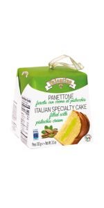 Valentino Mini Panettone Pyragas su pistacijų kremu, 100 g