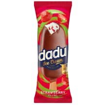 Valg. ledai DADU su braškių įdaru, /69g, 100 ml