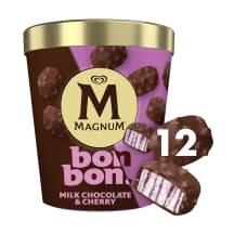 Valg. ledai MAGNUM CHOC.&CHERRY, /168g, 12 x 17 ml