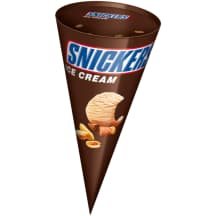 Valg. ledai SNICKERS ICE CONE, / 70 g, 110 ml