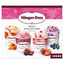 Valg. ledų rinkinys HAAGEN DAZS, / 326g, 4 x 95 ml