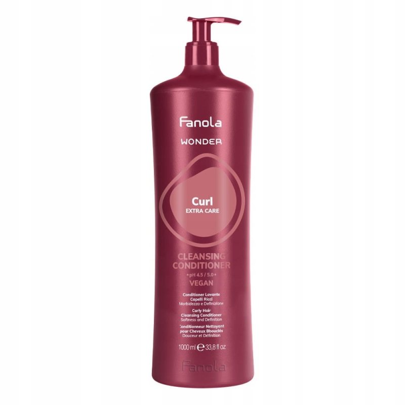 Valomasis kondicionierius garbanotiems plaukams Fanola Wonder Curl Extra Care, 1000 ml