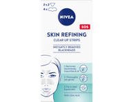 Valomosios veido juostelės nuo inkštirų NIVEA Skin Refining, 6 vnt