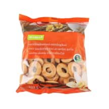 Vanilės skonio mini traškučiai RIMI, 220 g