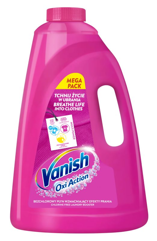 Vanish OxiAction liquid pink, 3000 ml