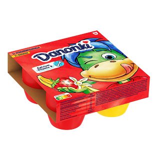 Varškė DANONKI, /pak., 4 x 90 g