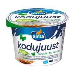 Varškė kruopelėmis ALMA su raug.agurk.ir krap., 3% r., 200 g