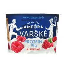 Varškė su avietėm GRAIKIŠKA AMFORA,0,8%, 200 g