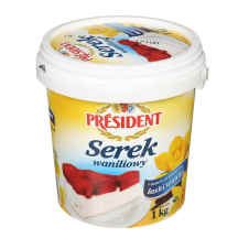 Varškė VANILA PRESIDENT, 1 kg