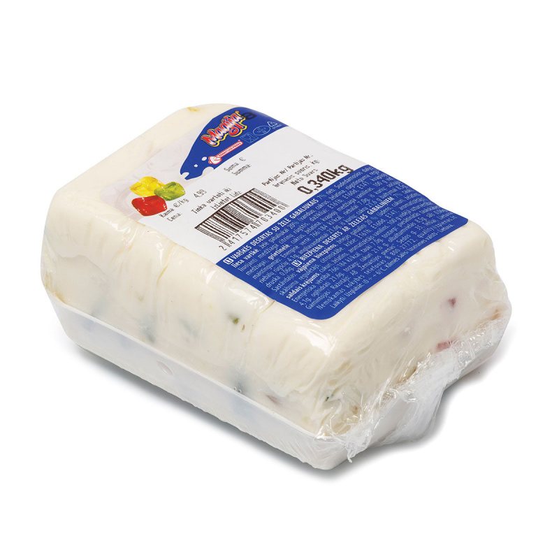 Varškės desertas MAGIJA, 7% su žele gabaliukais, 1 kg
