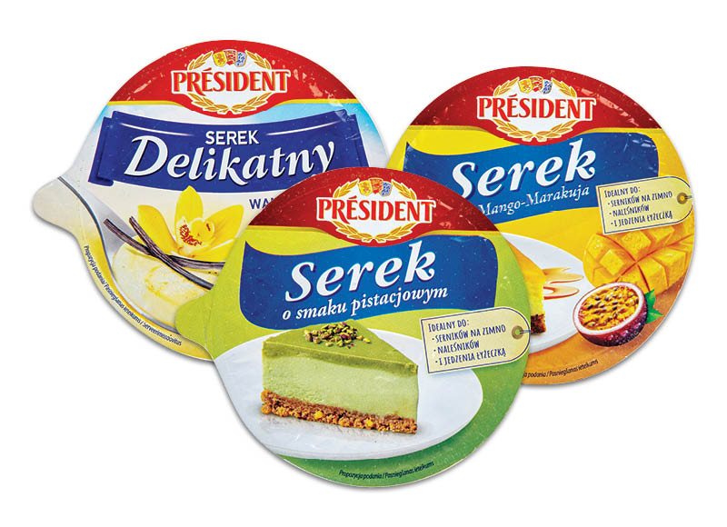 Varškės desertas PRESIDENT, 400 g