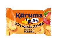 Varškės sūrelis be laktozės KĀRUMS, persikų skonio, 22,9 %, 40 g
