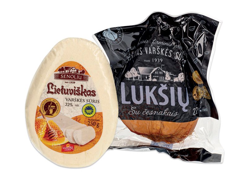 Varškės sūriams LUKŠIŲ ir SENOLIŲ, 230 g