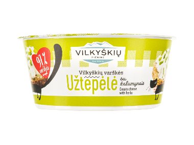 Varškės užtepėlė su žalumynais