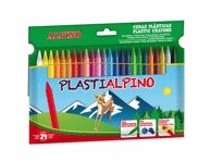 Vaškinės kreidelės ALPINO, 24 spalvos, 1 vnt