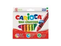 Vaškinės kreidelės CARIOCA Maxi, 12 vnt