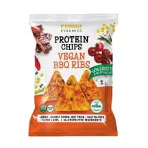 Vegan. BBQ sk. baltym. trašk. POPCROP, 60 g
