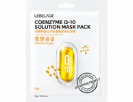 Veido kaukė LEBELAGE lakštinė COENZYME Q-10 SOLUTION, 25 g