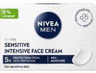 Veido kremas NIVEA Men Sensitive, 50 ml
