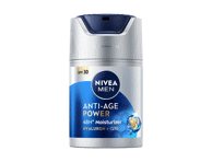 Veido kremas vyrams NIVEA MEN ANTI-AGE POWER HYALURON + Q10 SPF30, 50 ml