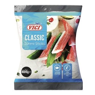 VIČI CLASSIC šald. krabų skon. lazdel. iš surim., 400 g