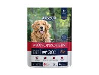 Vidutinių veislių suaugusių šunų sausas monoprotein pašaras su jautiena ARDOUR, 1.5 kg