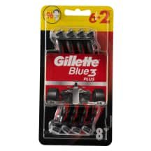 Vienk. skust. Gillette BLUE 3 Red 6+, 2 vnt