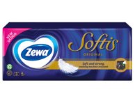 Vienkartinės nosinaitės ZEWA SOFTIS, 10 vnt., 10 x 9 vnt