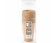 Vienkartiniai puodeliai ILAJA CRAFT, 10vnt, 300 ml