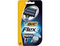 Vienkartiniai skustuvai BIC FLEX3, 3 vnt