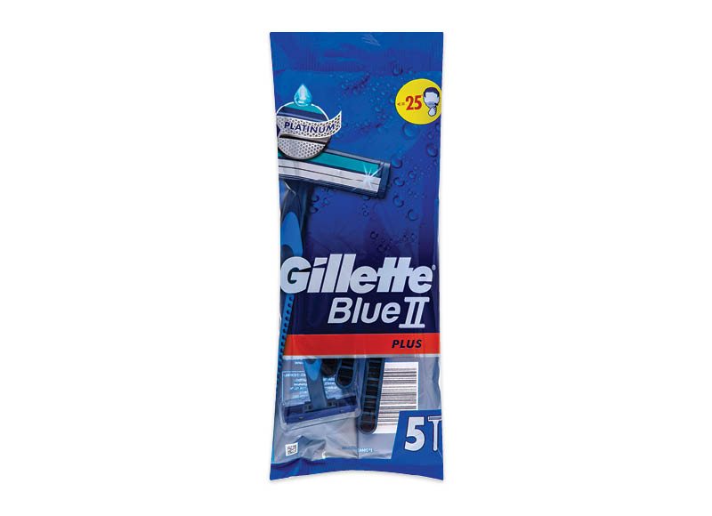Vienkartiniai skustuvai GILLETTE BLUE II, 5 vnt