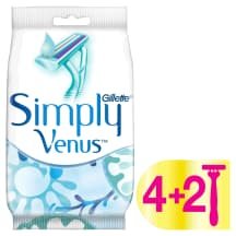 Vienk.mot.sk.GILLETTE VENUS SIMPLY-2,4+, 2 vnt