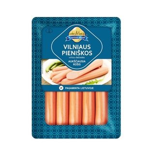 VILNIAUS virtos pieniškos dešrelės, 520 g