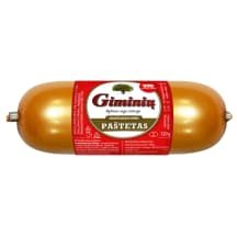 Virt. GIMINIŲ paštetas UTENOS MĖSA, a.r., 120 g