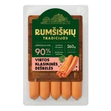Virt. KLASIKINĖS dešrel. RUMŠIŠK., a.r., 260 g