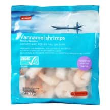Virt. krevetės be kiautų RIMI, ASC,31, 40.400 g