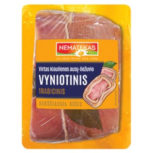 Virt. TRADICINIS kiaul. ausųliežuvio vyniotinis, a. r., 1 kg