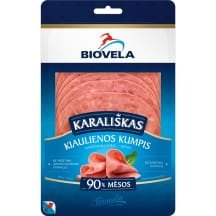 Virtas KARALIŠKAS kiaul. kumpis BIOVELA, 90 g