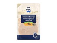 Virtas pjaustytas vištienos kumpis WELL DONE, nerūš., 100 g