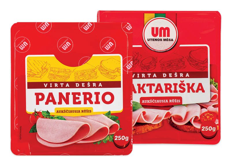 Virtoms UTENOS MĖSOS dešroms griežinėliais, 250 g