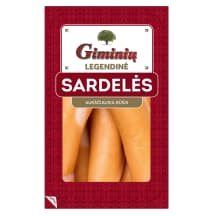 Virtos GIMINIŲ sardelės, a. r., 500 g