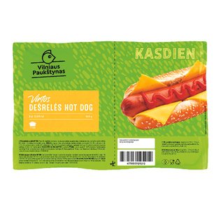 Virtos HOT DOG dešrelės (2 rūšių), 910 g, 810 g