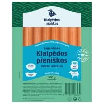 Virtos pieniškos dešrelės Klaipėdos, A, 300 g